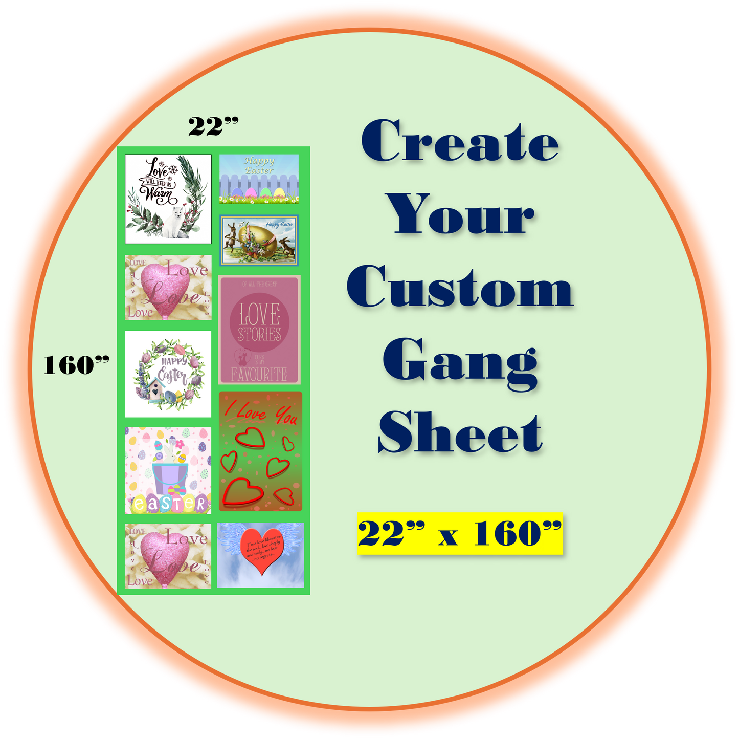 Create Your Gang Sheet