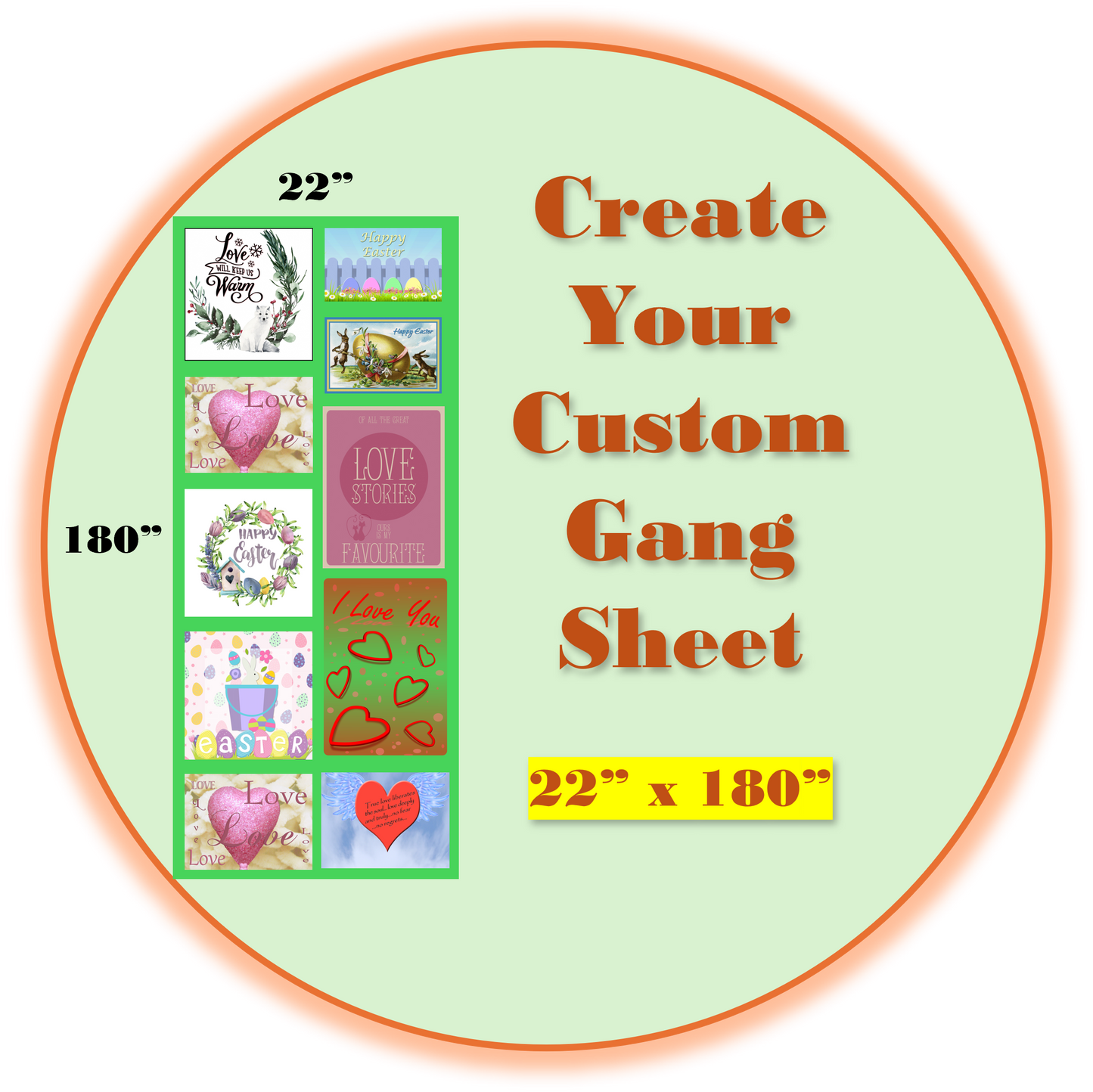 Create Your Gang Sheet