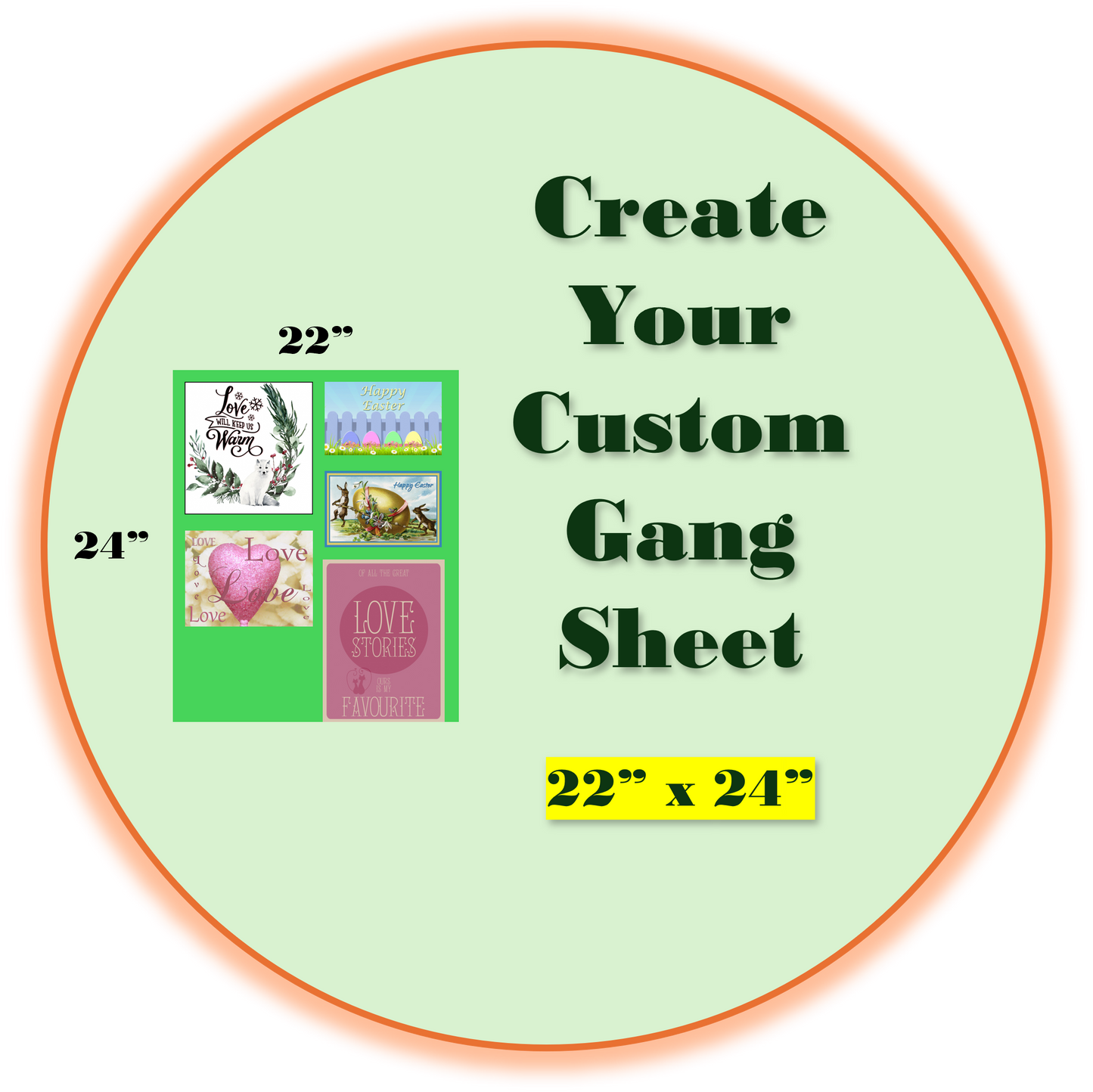 Create Your Gang Sheet