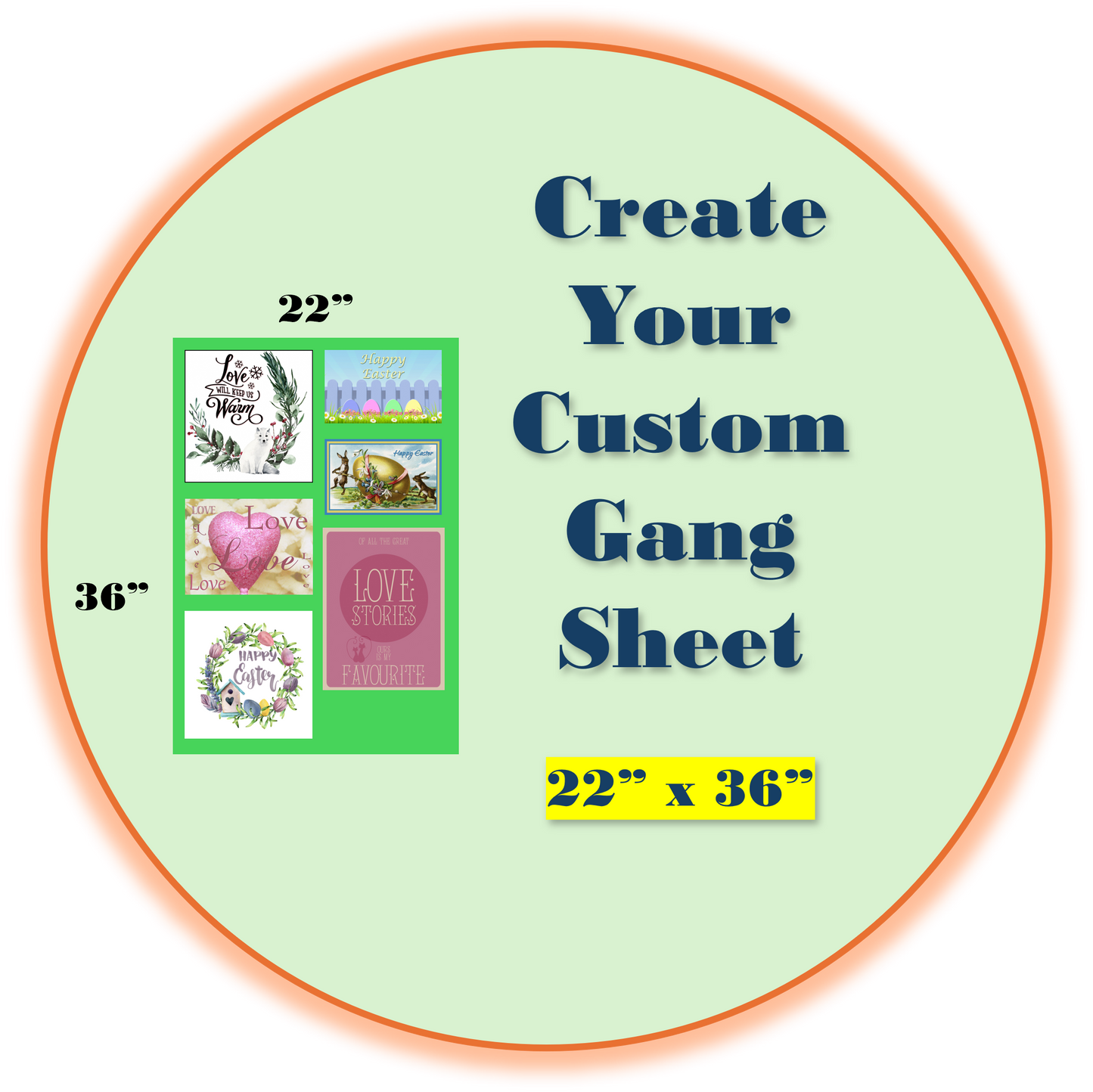 Create Your Gang Sheet