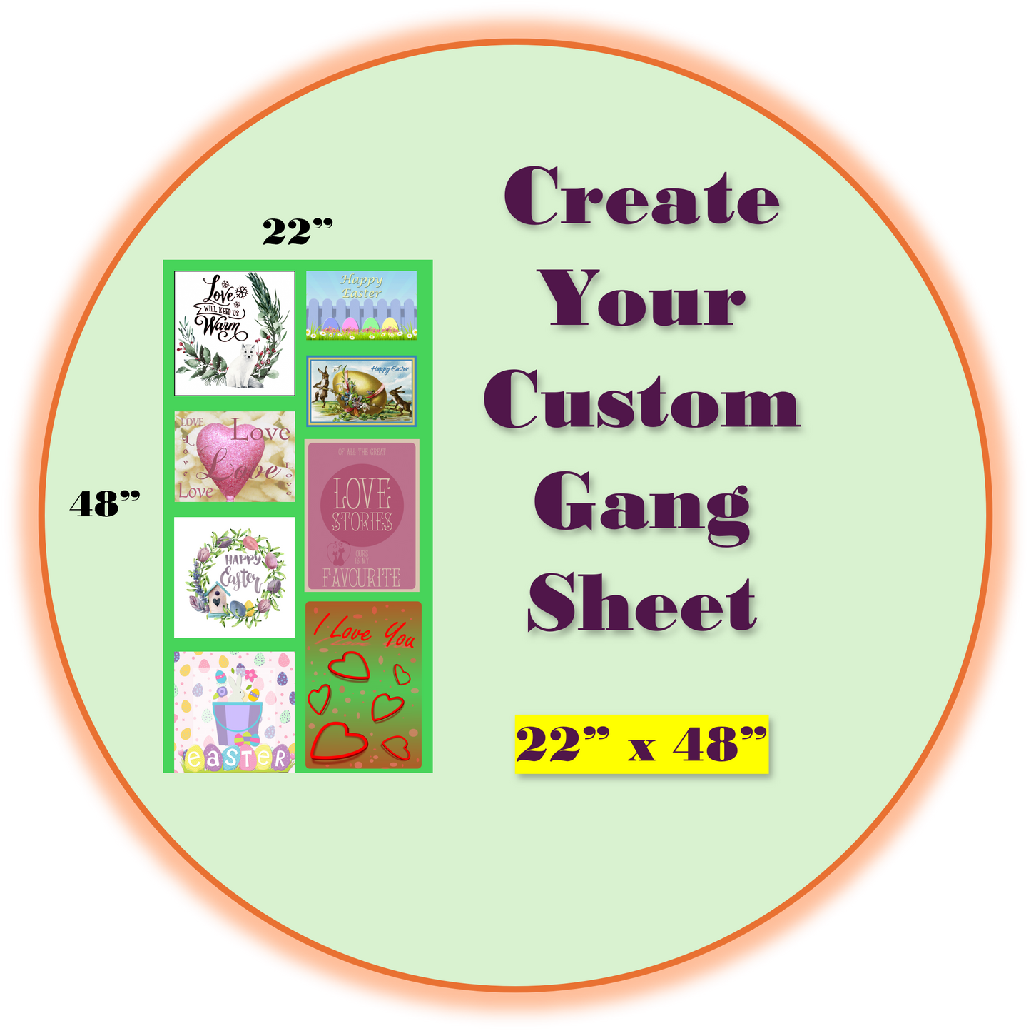 Upload Your Gang Sheet