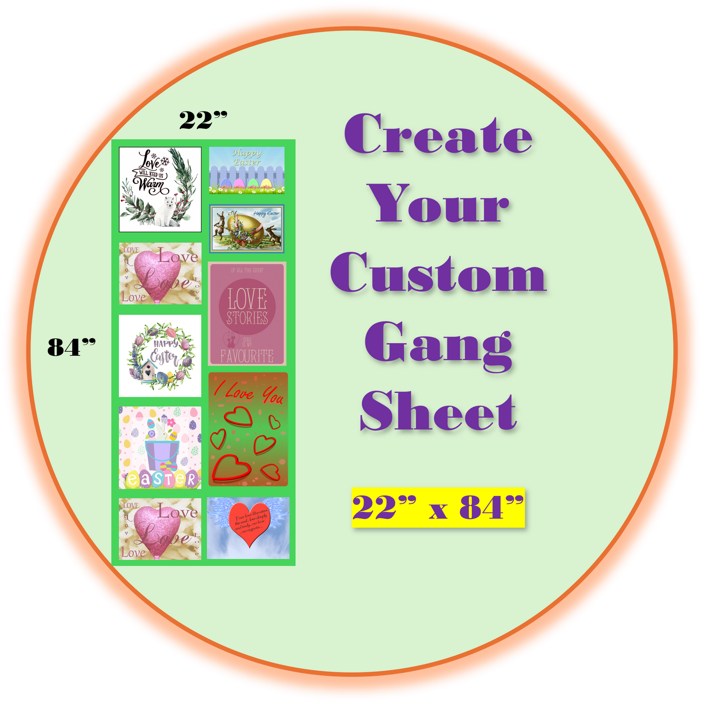 Create Your Gang Sheet