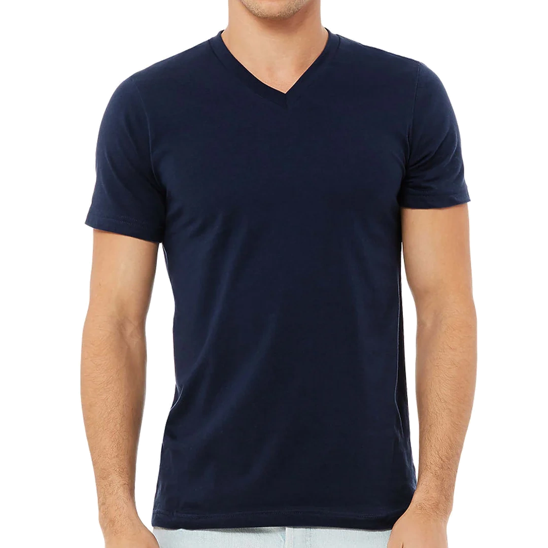 Blank V-Neck T-shirt for Unisex Adult