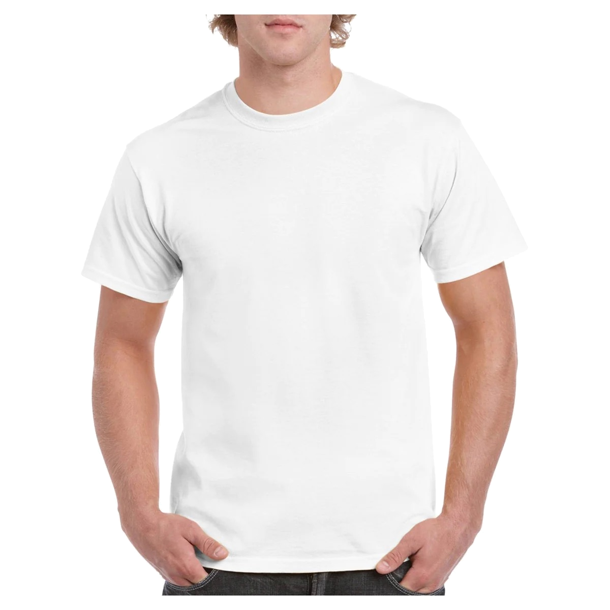 Blank Solid Color T-shirts for Unisex Adult