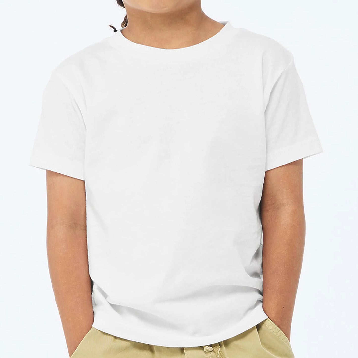 Youth Solid Color T-shirts for Unisex